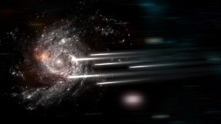Planets and galaxy, science fiction wallpaper. Beauty of deep space. Billions of galaxy in the...