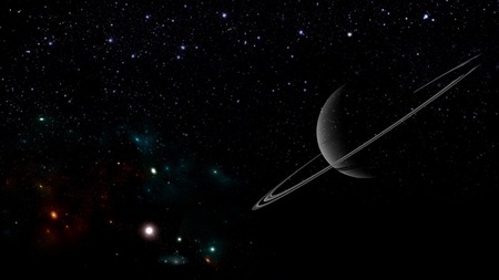 Planets and galaxy, science fiction wallpaper. Beauty of deep space. Billions of galaxy in the universe Cosmic art backgroundの写真素材