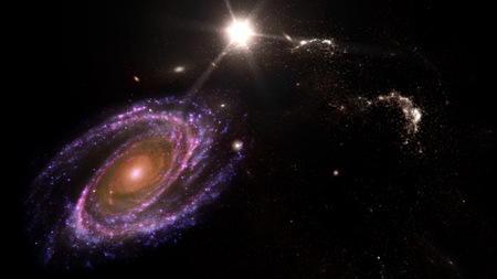galaxy a system of millions or billions of stars, together with gas and dust, held together by...