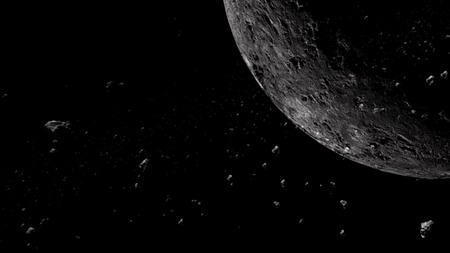 Planets and galaxy, cosmos,  physical cosmology, science fiction wallpaper. Beauty of deep space.の写真素材