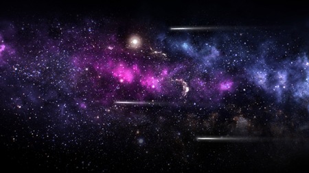 galaxy a system of millions or billions of stars, together with gas and dust, held together by gravitational attraction.の写真素材