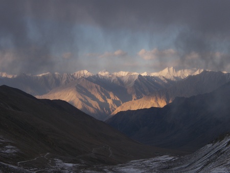 Karakoran mountain rangeの写真素材
