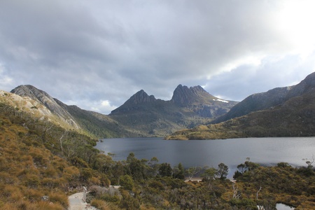 Mountain lakeの写真素材
