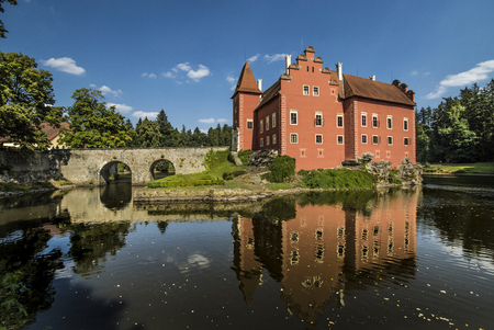 Cervena Lhota historic castle.のeditorial素材