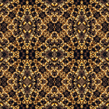 Alligator skin seamless background or pattern. Kaleidoscope abstract illustration