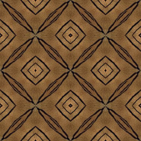 Abstract seamless natural background or texture in oriental style based originally on tiger fur.