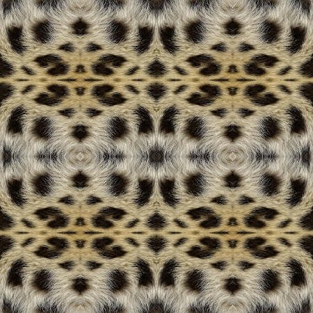 Abstract seamless background or texture geometric illustration based on leopard fur. Beautiful natural motive.の写真素材