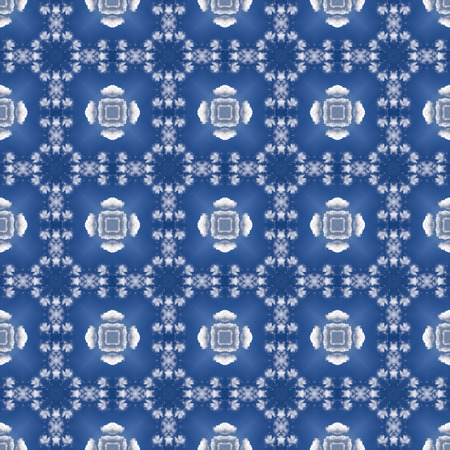 Seamless wallpaper tiles, blue sky and clouds