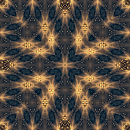 Kaleidoscopic abstract background. Seamless pattern. Feathers or plumage of a swan.の写真素材