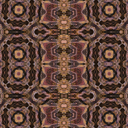 Oriental seamless wallpaper tiles background, based on bark of palm tree, fantasy or fairy tale...