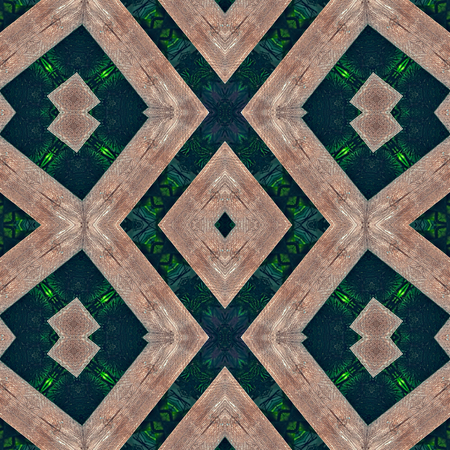 Seamless background or texture. Interesting geometric shapes creating diverse visual impacts. For...