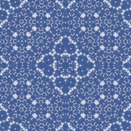 Seamless wallpaper tiles, blue sky and cloudsの写真素材