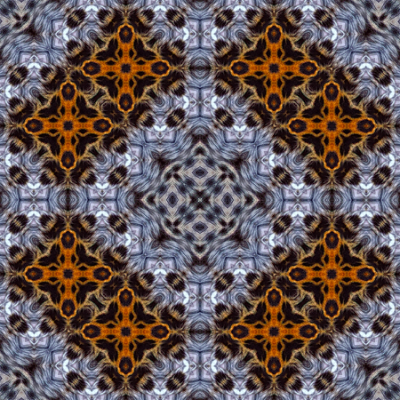 Seamless background. Abstract ornament colorful design for textile, carpet, rug, cloth, background, print and other usage. Based on leopard fur.の写真素材