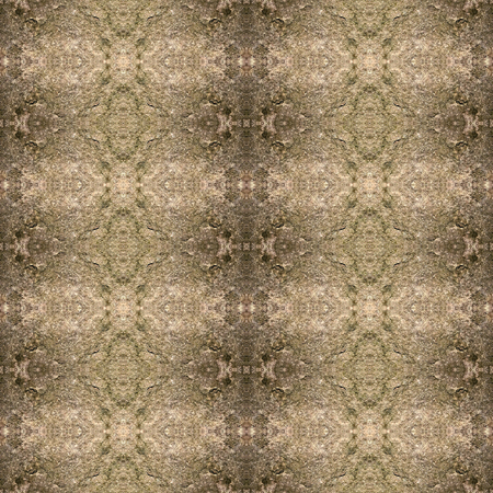 Symmetrical geometrical grunge seamless background. Based on nature stone texture.