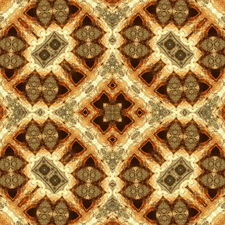 Natural wooden seamless texture or pattern, fantasy shapes out of bark of a tree. Background or wallpaper.の写真素材