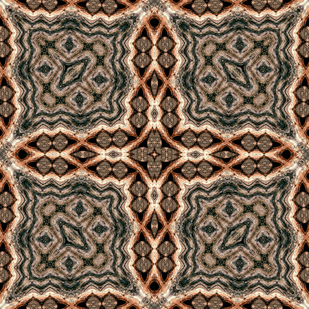 Natural wooden seamless texture or pattern, fantasy shapes out of bark of a tree. Background or wallpaper.の写真素材