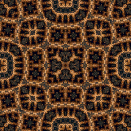 Natural wooden seamless texture or pattern, fantasy shapes out of bark of a tree. Background or wallpaper.の写真素材