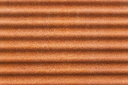 Rusty corrugated iron, rust orange abstract background, natural texture.の写真素材