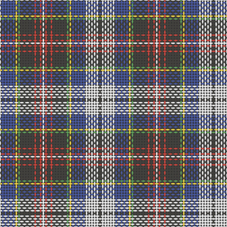Seamless scottish squared cloth backgroundの写真素材