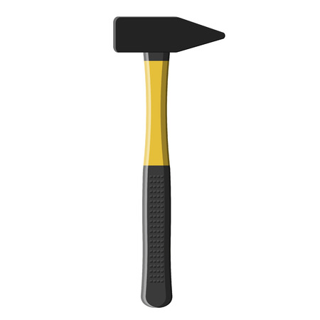 Machinists hammer isolated on white background. illustrationのイラスト素材