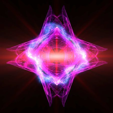 Powerful energy crystal abstract artの写真素材