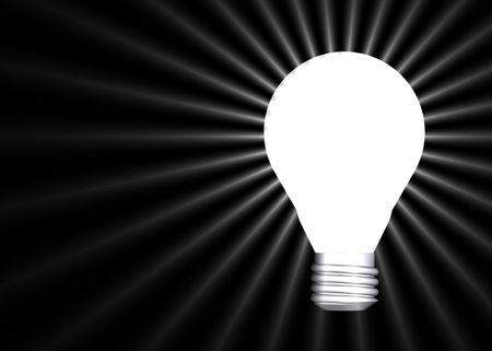 Perfect lightbulb background copyspaceの写真素材