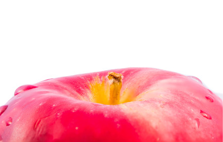 red apple isolatedの写真素材