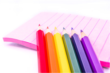 select focus of apex pencil colorsの写真素材