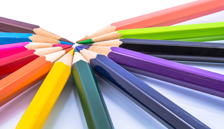 pencil color isolatedの写真素材