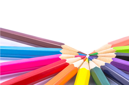 select focus apex pencil color isolatedの写真素材