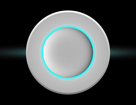 abstract cercle and light blue black backgroundのイラスト素材