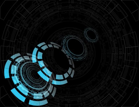 abstract backgroung concept modern technology digitalのイラスト素材