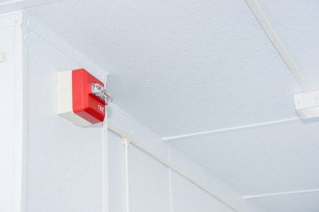 fire alarm safety system foe emergency warningの写真素材