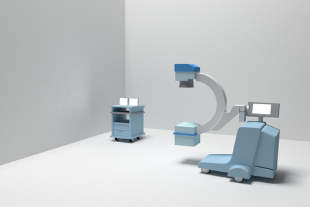 medical mechine x ray future techonology in the roomの写真素材