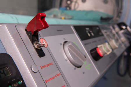 red push button switch for warning emergency
