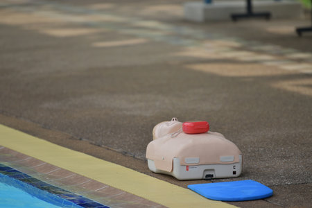 people study in CPR for trainner basic life support