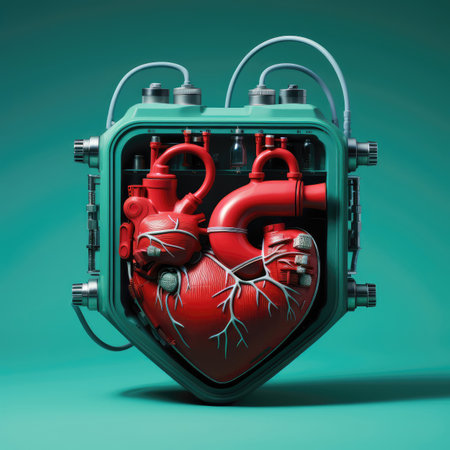 AED  automated external defibrillator illustration isolated vector medical healthcare device equipmentの素材