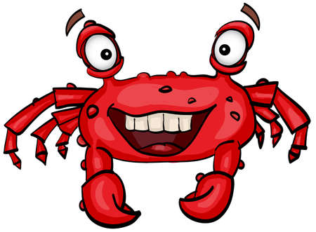 Red crabのイラスト素材