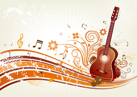 music themed design elementのイラスト素材