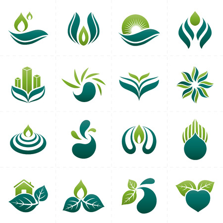 abstract design elements collectionのイラスト素材