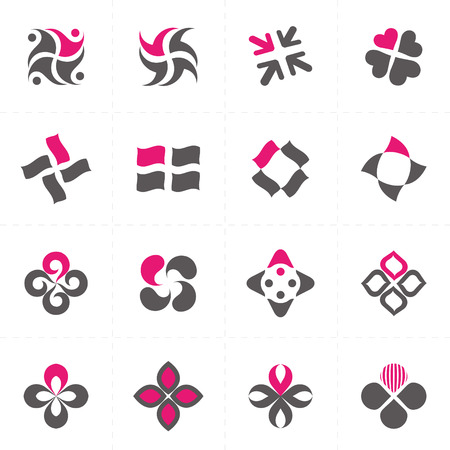 collection of rector design elementsのイラスト素材