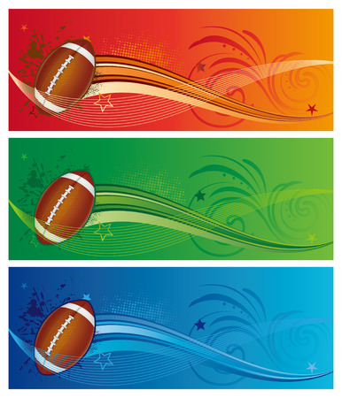 football backgroundのイラスト素材