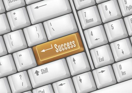 keyboard buttons - successのイラスト素材