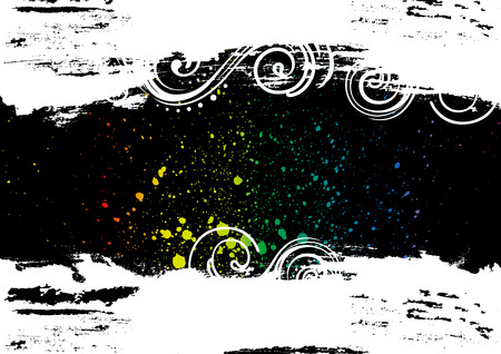 grunge ink backgroundのイラスト素材