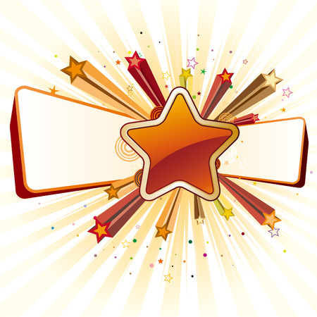 colorful stars,abstract design elementのイラスト素材