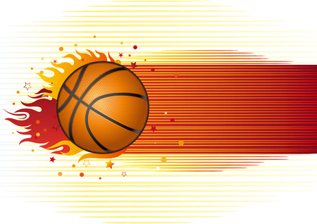 basketball sport design elementのイラスト素材