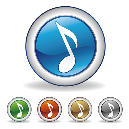 music icon setのイラスト素材