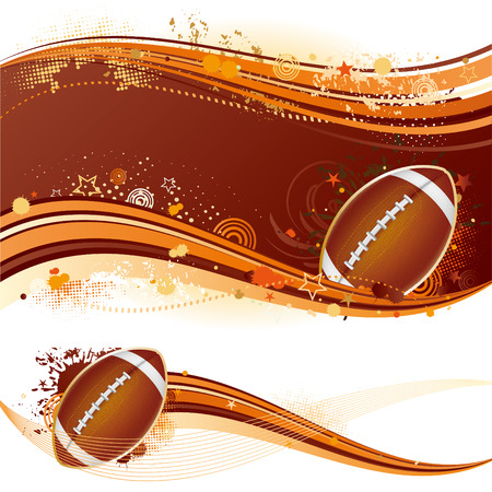 american football sport design elementのイラスト素材