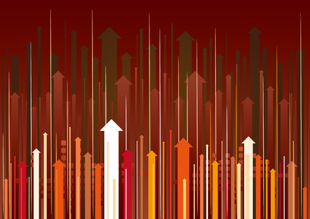  arrow, abstract blue backgroundのイラスト素材