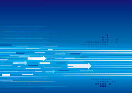  arrow, abstract blue backgroundのイラスト素材